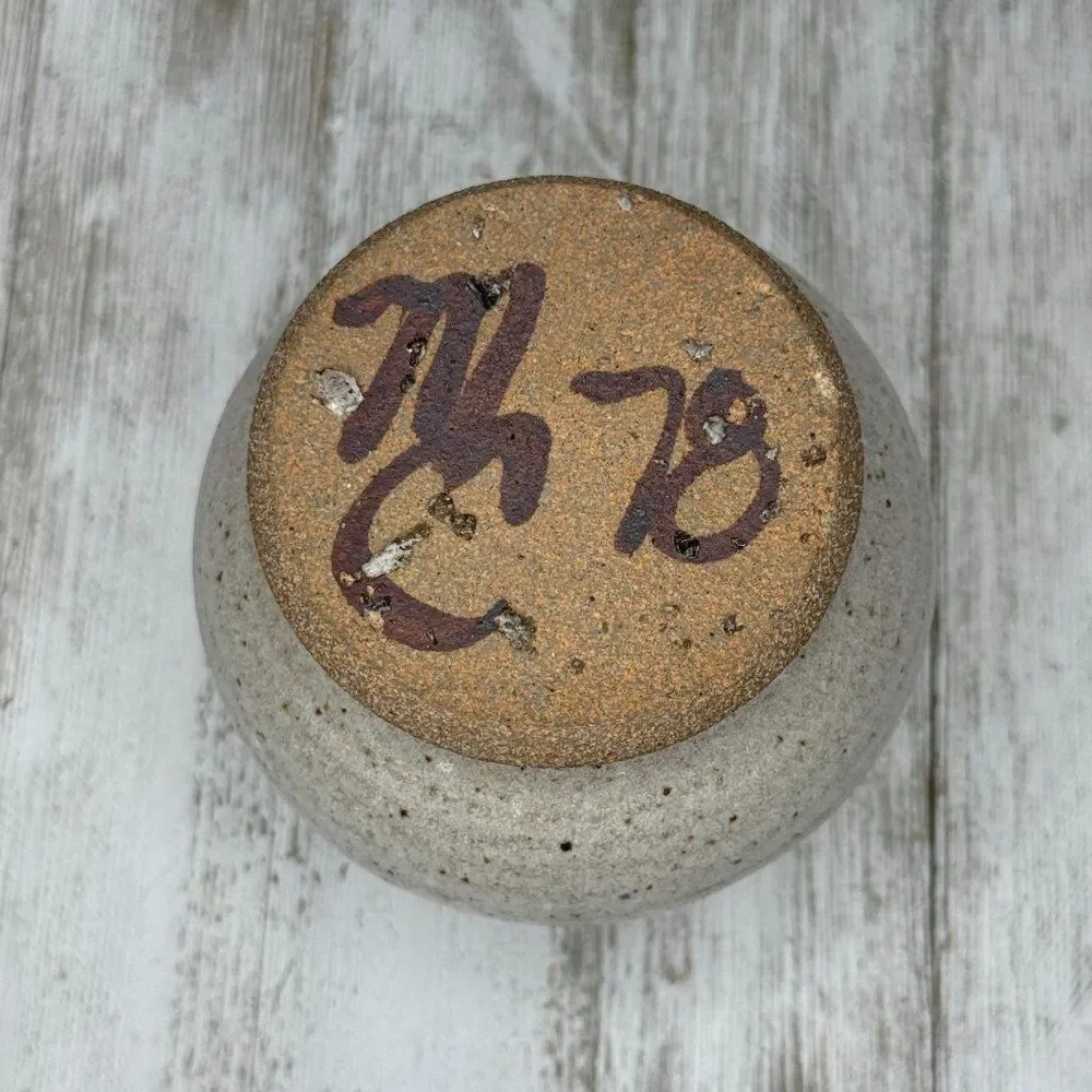 Handmade vintage stoneware